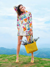 MOTF X MARIA-VICTORIA CHECA FLORAL PRINT LONG SLEEVE SHIRT